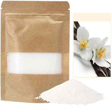 Monivi Scented Candle Sand with Wicks 3.53oz White Sand Candles Pearled Candle Sandwax Beads Mothers Day Gift 16 Burn Hours Refillable Candle Wax for Candle Making (Scented Vanilla)