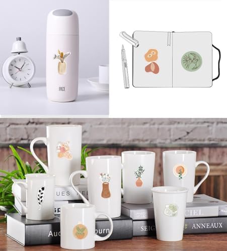 Retro Aesthetic Boho Stickers,100Pcs Mixed Vintage Decals for Adults Women, Cute Vinyl Waterproof Stickers Water Bottles Journaling Scrapbooking Laptop Phone Case Luggage Guitar