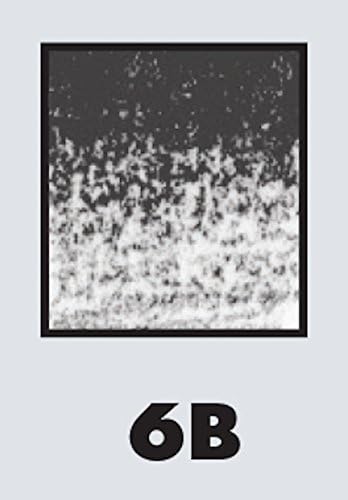 Koh-I-Noor Toison d'Or Graphite Pencil, 6B Degree, 2 Pack (FA1900.6BBC)