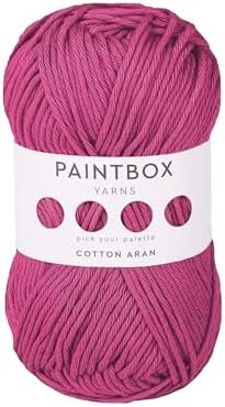 Paintbox Yarns 100% Cotton Aran Yarn 1.76oz / 50g, 93yds / 85m