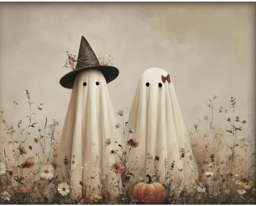 Halloween Ghost Diamond Art Kits for Adults, Diamond Painting 16x12 Inch