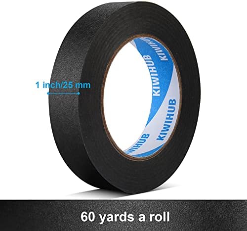 Black Painters Tape, 1 in x 60 yd