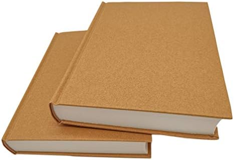 5.5x8.25 Sketch Book, Pack of 2, 240 Sheets (100gsm), Hardcover Bound Sketch Notebook, 120 Sheets Each, Acid Free Blank Drawing Paper, Ideal for Kids & Adults, Kraft Cover