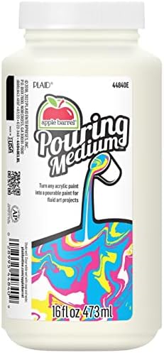 Apple Barrel Pouring Medium, 44840E Acrylic, 16 oz, 16 Fl Oz