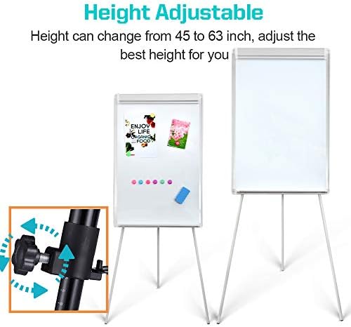 Whiteboard Easel 36" x 24" Height Adjustable, Magnetic Dry Erase Easel