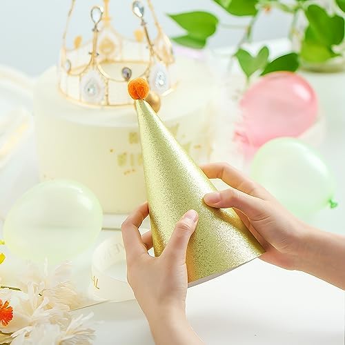 15 Sheets Golden Glitter Cardstock 12" x 12" 110lb Square Paper