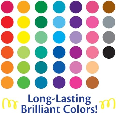 Crayola Ultra Clean Fine Line Washable Markers (40ct), School Supplies, Classroom Teacher Must Haves, Homeschool Essentials, Gifts for Kids, Ages 3, 4, 5