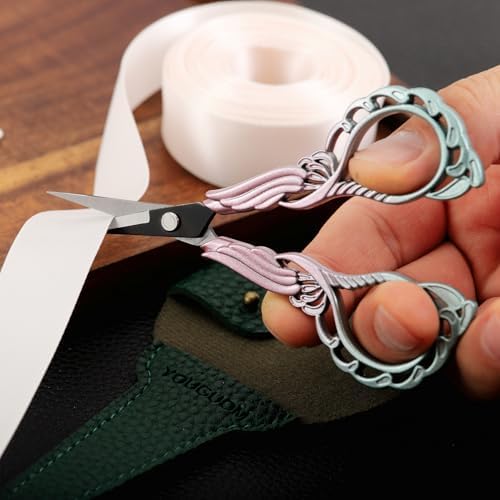 YOUGUOM Detail Scissors with Cover, Small Craft Shears
