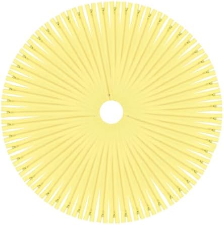 Mandala Crafts 85 Butter Yellow Assorted Lengths Nylon Zippers for Sewing