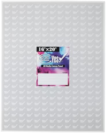 Yes! All Media Cotton 16x20 Canvas Panels 3 Pack - Professional Wet Media Canvas Panels for Watercolors, Oil Colors, Acrylics, Inks, Sprays, Permanent Markers, and More