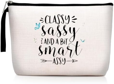 Bestie Makeup Bag Inspirational Gifts for Women Sarcasm Gifts for Friends