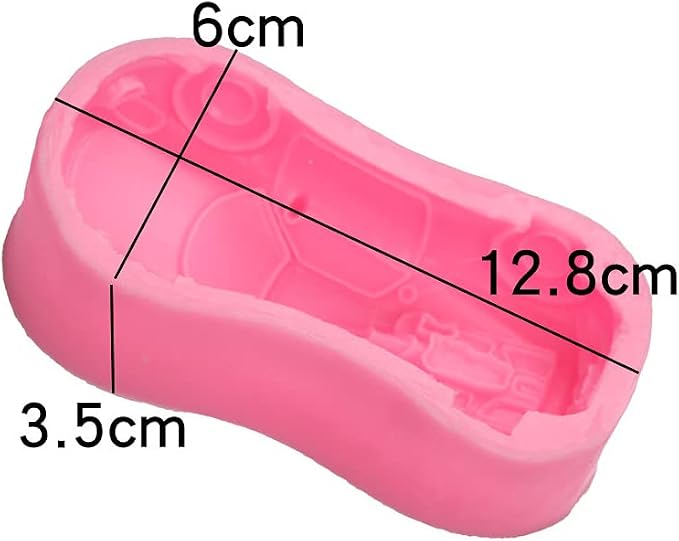 Cestony 3D Racing Car Shaped Silicone Molds for DIY Cake Fondant Biscuit Cookies Soap Sugar Pudding Chocolate Hard Candies Dessert Candle Decor
