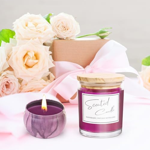 OFUN Candle Making Kit for Adults,Candle Making Supplies with Beewax, Fragrance Oil, Beeswax Dye Blocks, Melting Pot etc DIY Candle Craft Tools for Women Friend Family