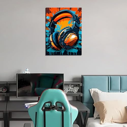 VeGuude Diamond Art Kits forAdults, Video Game Diamond Painting Kit12x16 in