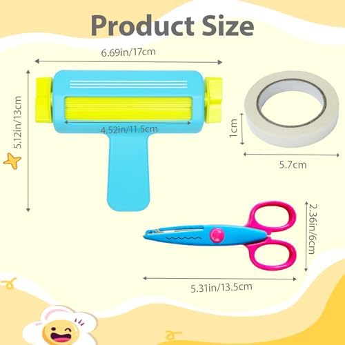 Paper Crimper for Candy and Chip Bags Crafting Kit, DIY Tool,Blue