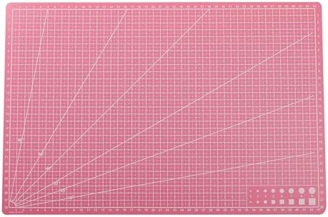 New A3 Double Side Craft Cutting Mat Cutting Board Sewing Pad Artist Carving Tools Handmade Crafts DIY Props (Pink)
