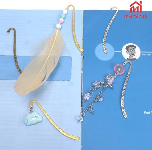 60pcs Metal Bookmark Hooks with Beaded Blanks, Vintage Retro Beading Line Tibetan Carving Pattern Alloy Hook Bookmarks with Hole for Stationery, Reading Enthusiasts, Teacher, DIY, Gifts