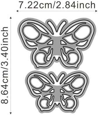 Hollow Two Butterflies Metal Cutting Dies for Card Making