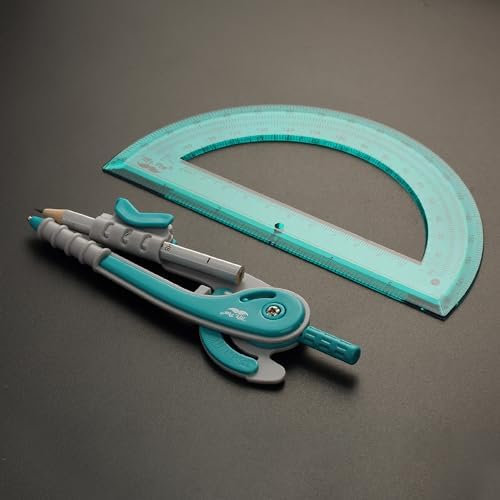 Mr. Pen- Geometry Compass and Protractor Set, 6 Inch Compass