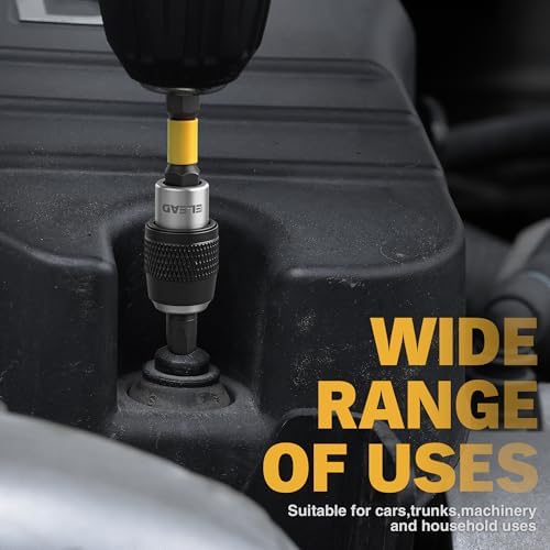 Tamper Proof Torx Bit Set: 25 Pieces T5-T40 Torx Security Bits Set | Torque Star Bits with 2.5" Magnetic Extension Bit Holder and Storage Box | S2 Steel