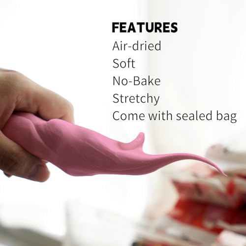 Air Dry Clay Lightweight, Flexible Modeling Clay for Adults Arts and Crafts