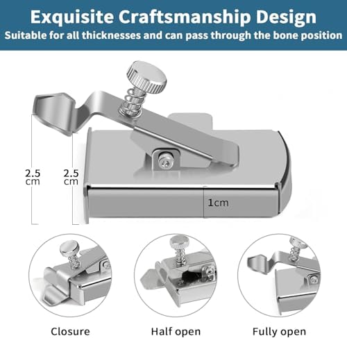 3PCS Magnetic Sewing Positioning Set for Sewing Machines, Multifunctional Multisided Magnetic Sewing Hem Positioning Tool with Scale, Universal Sewing Supplies