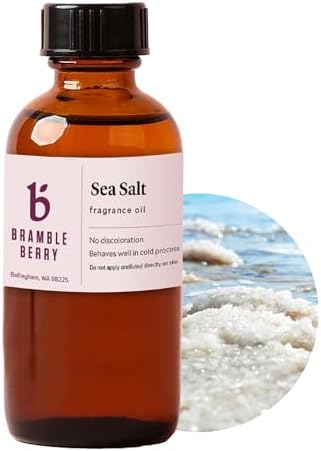 Bramble Berry Sea Salt Clean Aquatic & Mineral Scent for Soap Making, Candles, Lotion, Bath Bombs & Perfume | Skin Safe, Vegan, Paraben & Phthalate Free, DIY Craft Essential