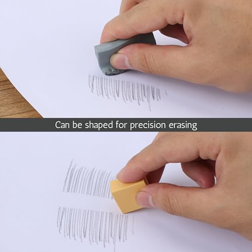 Mr. Pen- Art Eraser Set, 12 pcs, Artist Pencil Erasers