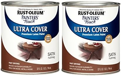 Rust-Oleum Painter's Touch Latex Brush-On Paint, Satin Nutmeg