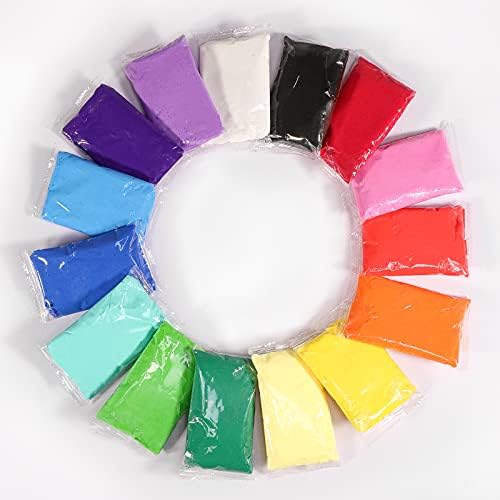 Air Dry Clay, 36 Colors Modeling Clay Kit with 3 Sculpting Tools, Magic Foam Clay for Kids and Adults, DIY Molding Clay Gift for Boys and Girls (Pack of 3)