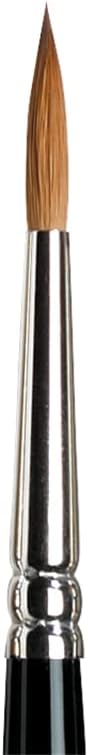 Winsor & Newton Series 7 Kolinsky Sable Brush, Round SH #4 | The World's Finest Watercolor Brush, Kolinsky Sable Hair, Rust-proof, Seamless Nickel Plated Ferrules, Hand-Made in England