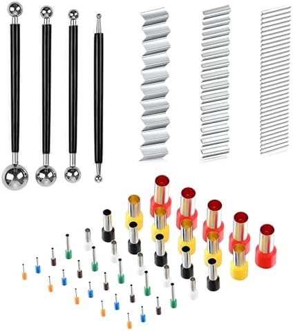Yayatty Polymer Clay Tools, Acrylic Clay Roller, Acrylic Sheet, Rotary Cutting Mat, Round Polymer Clay Cutters with Clay Slicer Blade for Pottery and Sculpture (47 PCS)