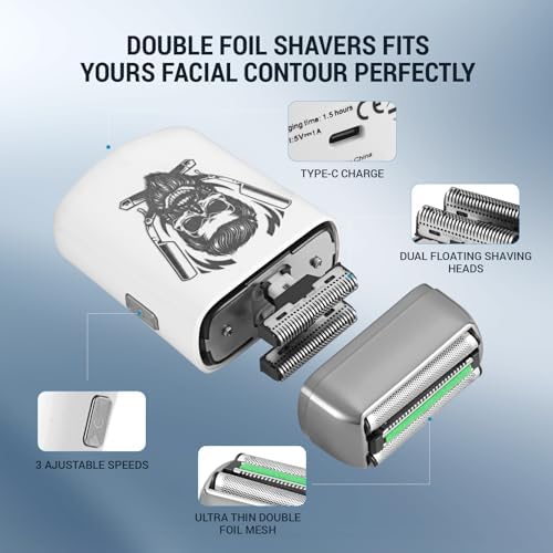 BESTBOMG® Hair Clippers for Men, Clipper, Trimmer & Shaver Set, BS-Y4T9