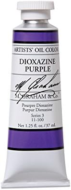 M. Graham Artist Oil Paint Dioxazine Purple 1.25oz/37ml Tube