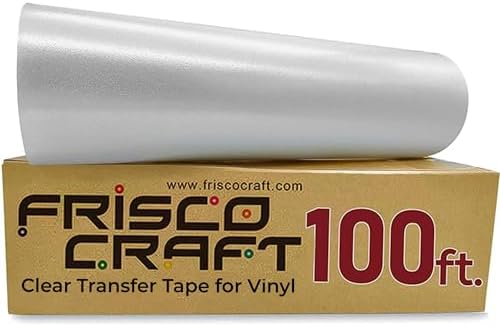 Frisco Craft C-370 Clear Transfer Tape for Vinyl 12" x 100 Feet