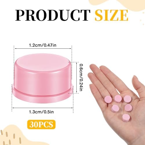 30 Pcs Spinners for Card Making, Mini Rotating Bearings, 360° DIY Rotating Base for Handmade Crafts Paper Cards Scrapbooking Greeting Cards Jewelry Making Nail Decoration