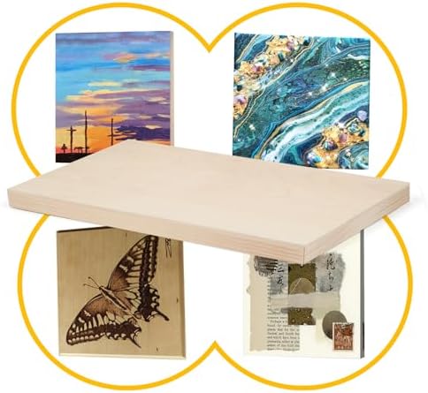 Falling in Art 2 Pack 12x36'' Unfinished Birch Wood Panels for Painting