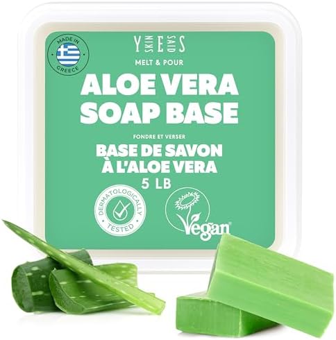 Skin Said Yes Aloe Vera Soap Base 5 LB | Made in Greece