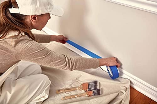 Canvas Drop Cloth for Painting (Size 4 x 12 Feet - Pack of 2) - Pure Cotton Painters Drop Cloth for Painting, Furniture & Floor Protection - All Purpose Thick Canvas tarp with Double Stitched Edges
