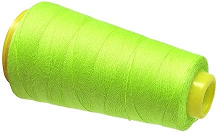 Mandala Crafts Lime Green Mercerized Cotton Thread Cone for Sewing Quilting