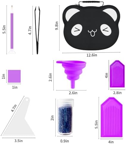 ZORETCO Diamond Art Storage - 120 Containers Diamond Art Kits for Adults