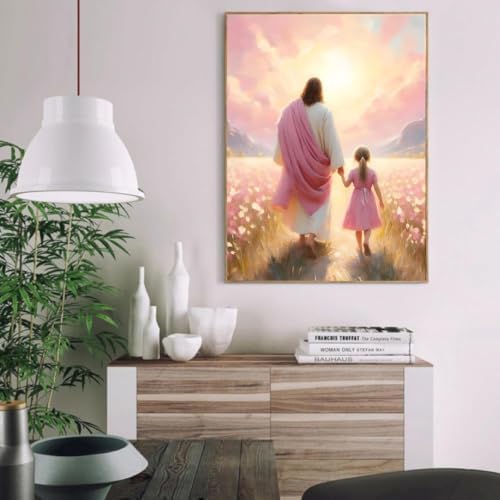 AIBOERL Paint by Numbers Kit for Adults Beginner,Jesus Religion, 12X16In