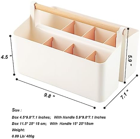 Art Supply Caddy Organizer with Handle,Teacher Tool Storage with Divider