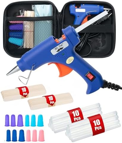 Mr. Pen- Mini Hot Glue Gun Kit with 20 Glue Sticks and 20 Popsicle Sticks &