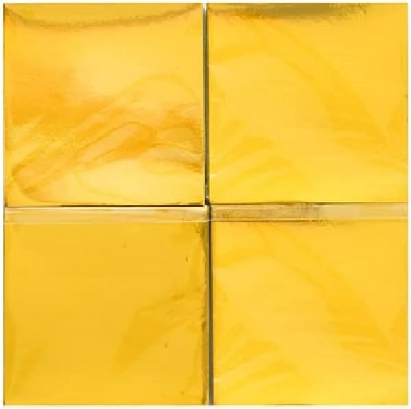 Yasutomo Fold'Ems Origami Paper, 3 X 3 inches, Gold Metallic Foil, 200 Sheets (4411)