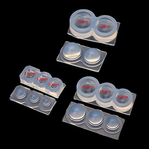 Ellipses Soap 6-Cavity Mold UV Epoxy Resin, I