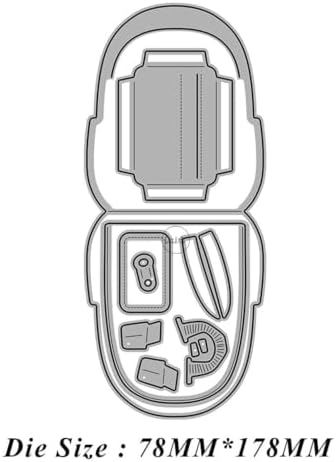 Patchwork Backpack Metal Cutting Dies for Card Making