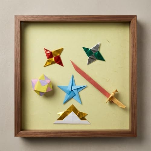 Japanese Origami Paper Includes Metallic Foil Type, 48 Colors (96 Sheets)