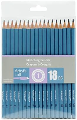Artist's Loft Graphite Sketching Pencil Set 18ct