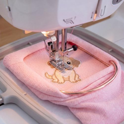 Twistover 2 Pcs Sock Embroidery Hoop for Machine, Adults and Kids
